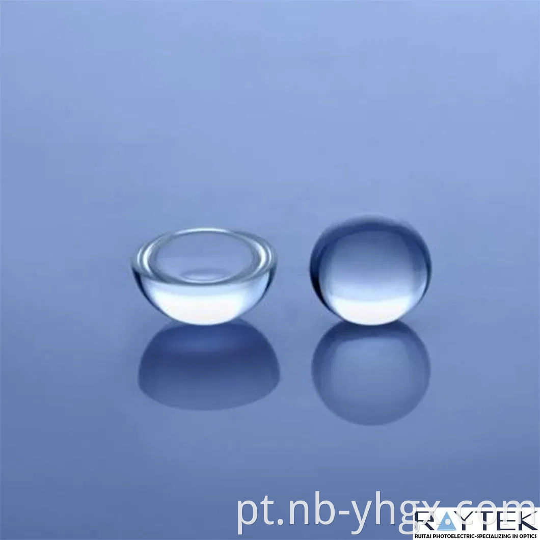 Lente esférica óptica de vidro N-Bk7/Lente esférica de vidro/ Lente esférica óptica